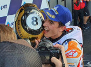 Komentar Pertama Marc Marquez Usai Raih Gelar Juara Dunia MotoGP Keenam di Thailand