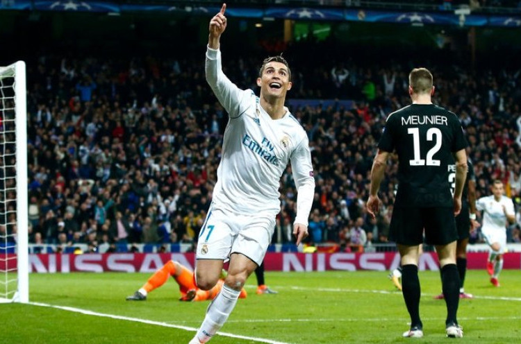 Real Madrid 3-1 PSG: Cristiano Ronaldo Tembus 100 Gol