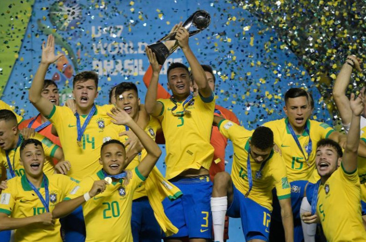 Juara Piala Dunia U-17, Brasil Dominasi Raihan Penghargaan Individu