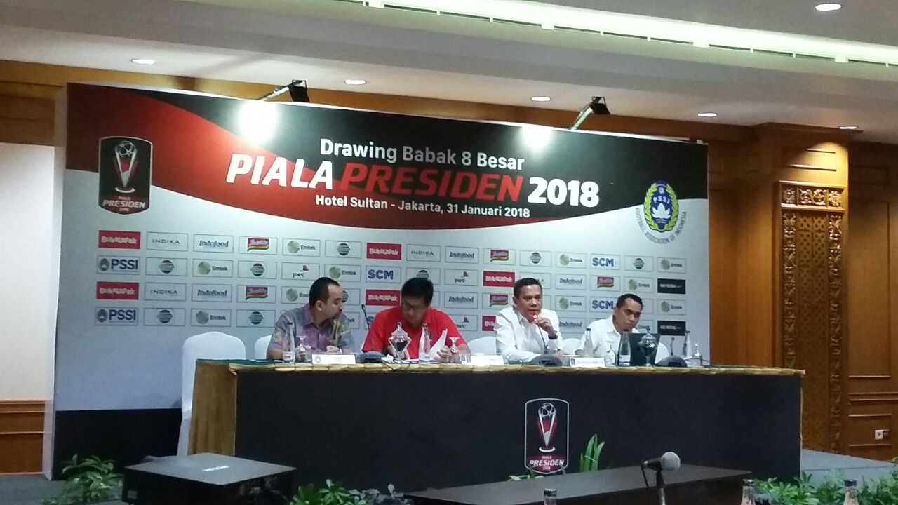 Match Fee Babak Delapan Besar Piala Presiden 2018 Dinaikkan