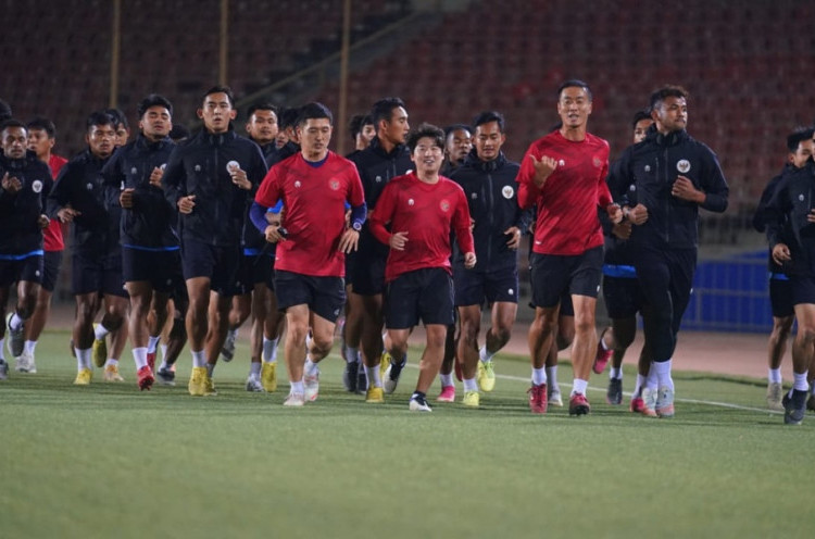 Timnas Indonesia U-23 Adaptasi Cuaca Dingin Tajikistan