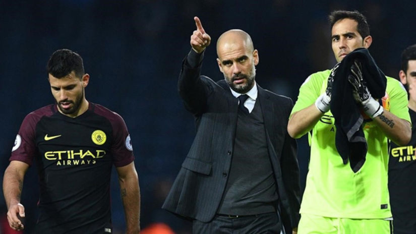 Pep Guardiola Tegaskan Aguero dan Claudio Bravo Tetap Di Man City Musim Depan