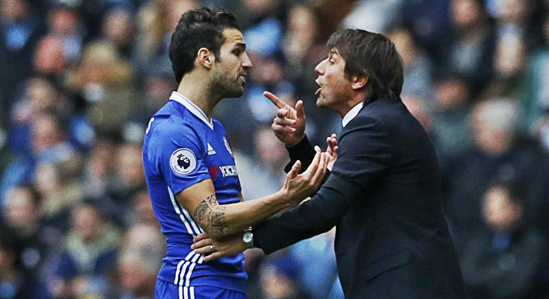 Cesc Fabregas Ungkap Sulitnya Bermain di Bawah Asuhan Conte