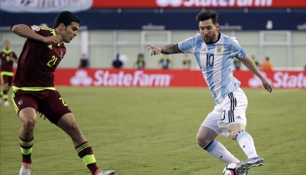 Dua Gol Tercipta Di Laga Argentina Versus Venezuela