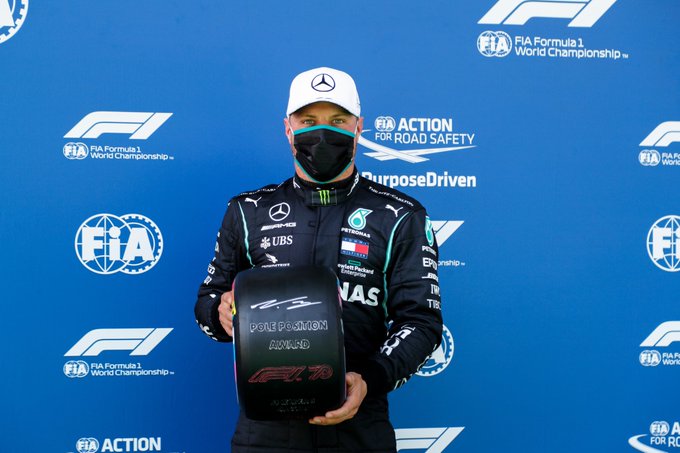 Raih Pole Position, Valtteri Bottas: Mercedes Bagai Punya Liga Sendiri