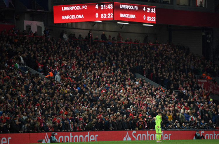 Anfield, Pemain Ke-12 Liverpool yang Tidak Pernah Mengecewakan