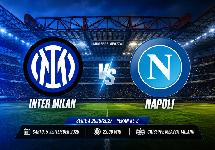 Prediksi dan Link Streaming Inter Milan vs Napoli: Langsung Panas di Awal Musim