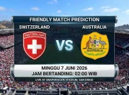 Prediksi dan Statistik Swiss vs Australia: Duel Uji Coba Terakhir Jelang Piala Dunia 2026