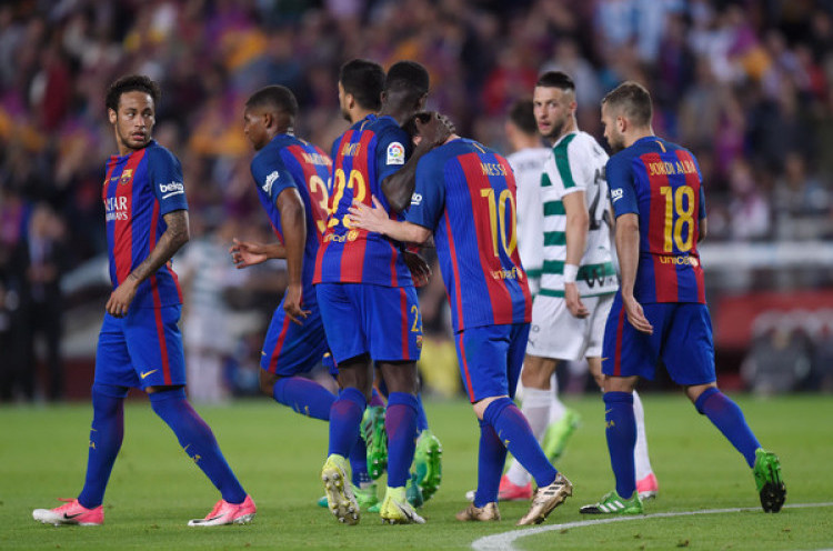 Barcelona Raih Kemenangan 4-2 Atas Eibar