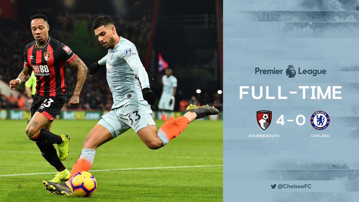 Bournemouth 4-0 Chelsea: Debut Gonzalo Higuain Berakhir Suram