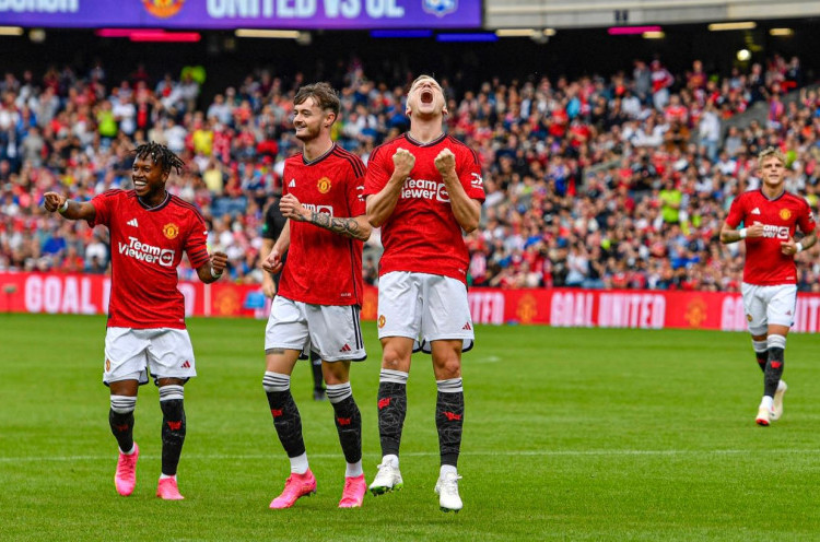 Donny van de Beek Cetak Gol, Manchester United Raih Kemenangan Kedua di Pramusim
