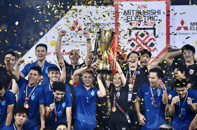 Piala AFF 2022: Sikat Vietnam 1-0, Timnas Thailand Juara