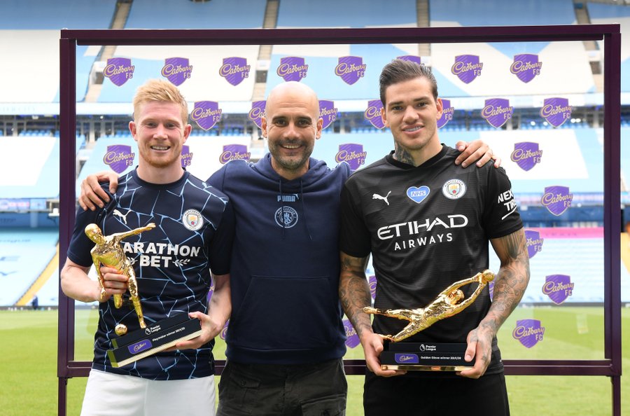 Daftar Penghargaan Premier League 2019-2020: Vardy Top Skorer, Ederson Kiper Terbaik, De Bruyne Playmaker Terbaik