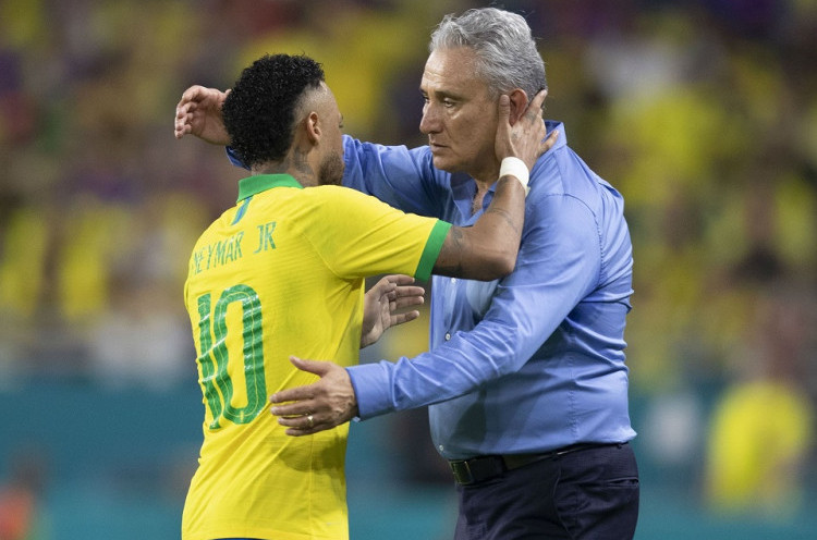 Pesan Emosional Neymar untuk Tite Usai Kegagalan di Piala Dunia 2022