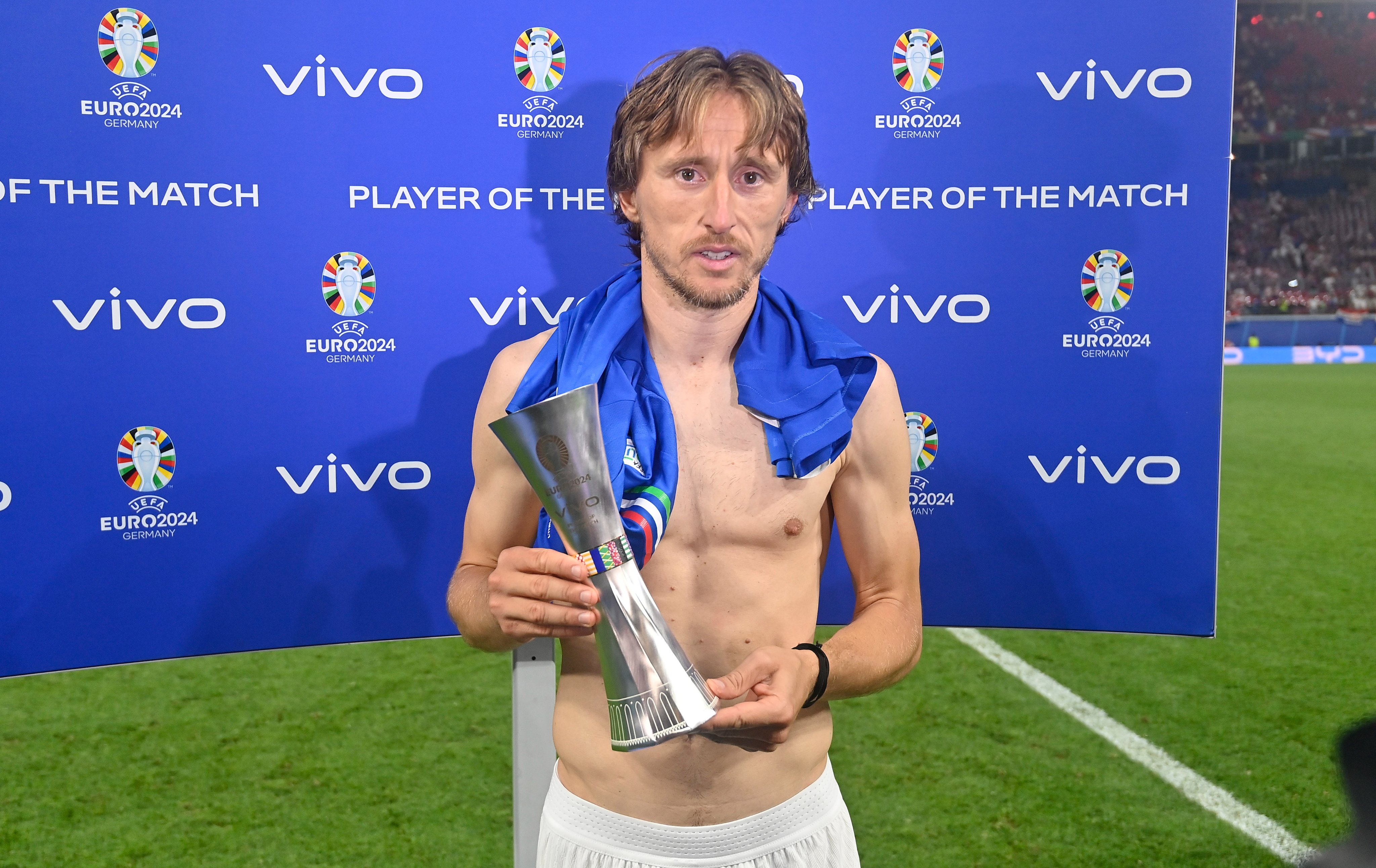 Kroasia Vs Italia: Tatapan Getir Luka Modric Kendati Mengukir Rekor