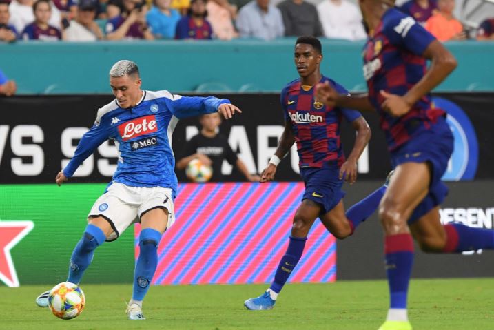 Barcelona Tekuk Napoli, Debut Manis Junior Firpo 