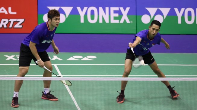 Ahsan/Hendra Komentari Penampilan Wahyu/Ade
