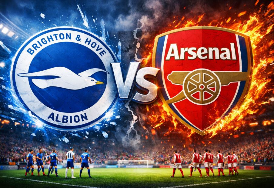 Jadwal Pertandingan dan Link Live Streaming Brighton vs Arsenal, Waktu Pertandingan Kamis (05/03) Pukul 02.30 WIB