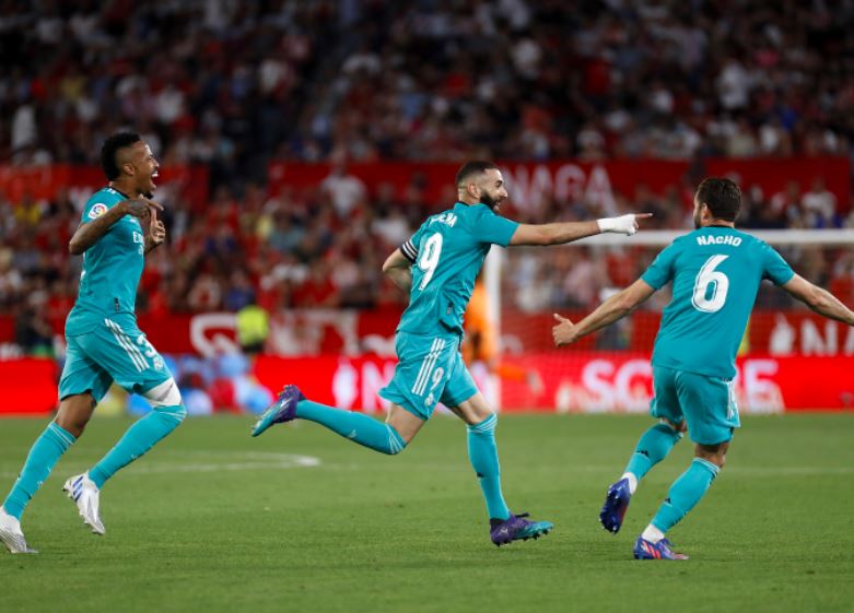 Sevilla 2-3 Real Madrid: Titel LaLiga Sudah di Depan Mata