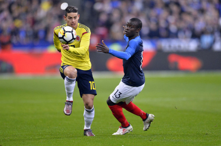 James Rodriguez Targetkan Timnas Kolombia Tembus Semifinal Piala Dunia 2018
