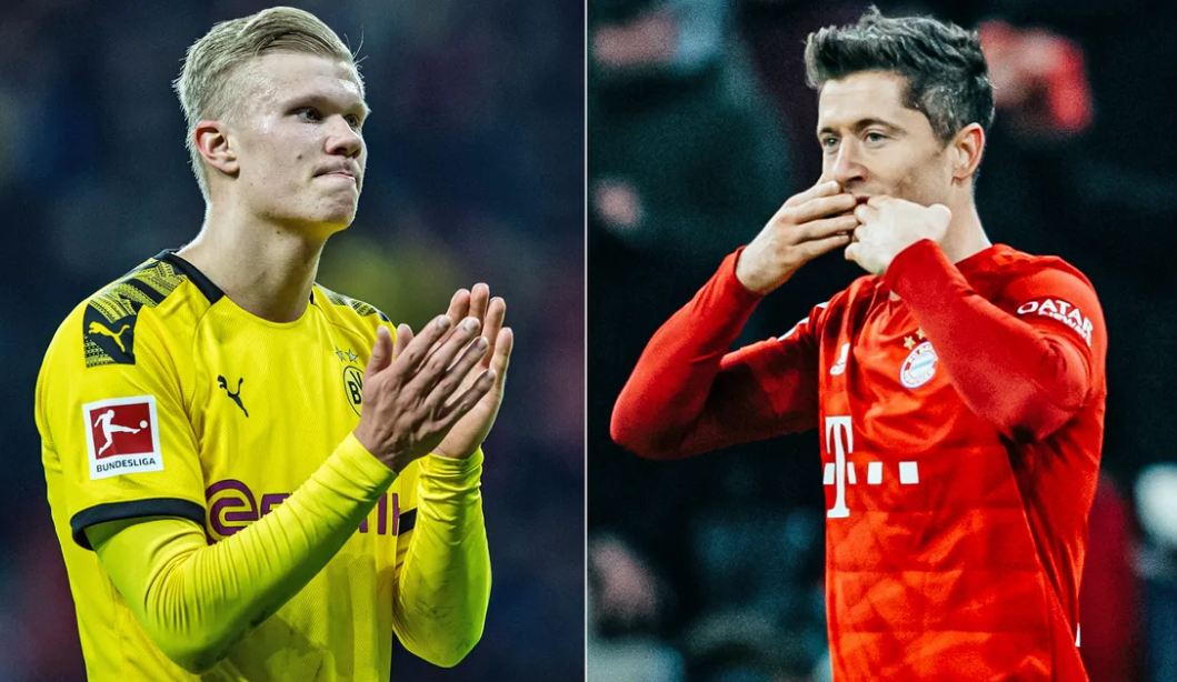 Adu Tajam Erling Haaland dan Robert Lewandowski di Der Klassiker