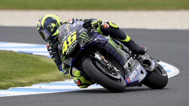 FP2 MotoGP Valencia: Kembali Jatuh, Posisi Valentino Rossi Semakin Merosot