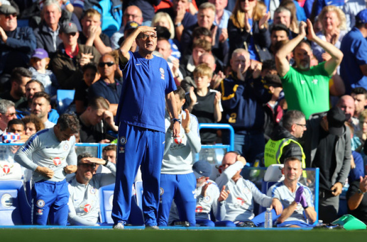 David Luiz Tegaskan Pemain Chelsea di Belakang Maurizio Sarri