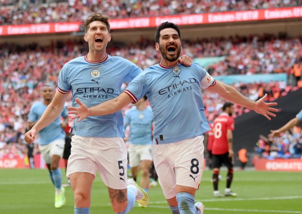 Manchester City 2-1 Manchester United: City Juara Piala FA, Selangkah Menuju Treble