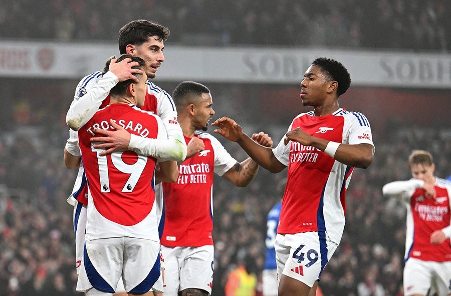 Hasil Premier League: Bekuk Ipswich Town 1-0, Arsenal Melompat ke Posisi Kedua