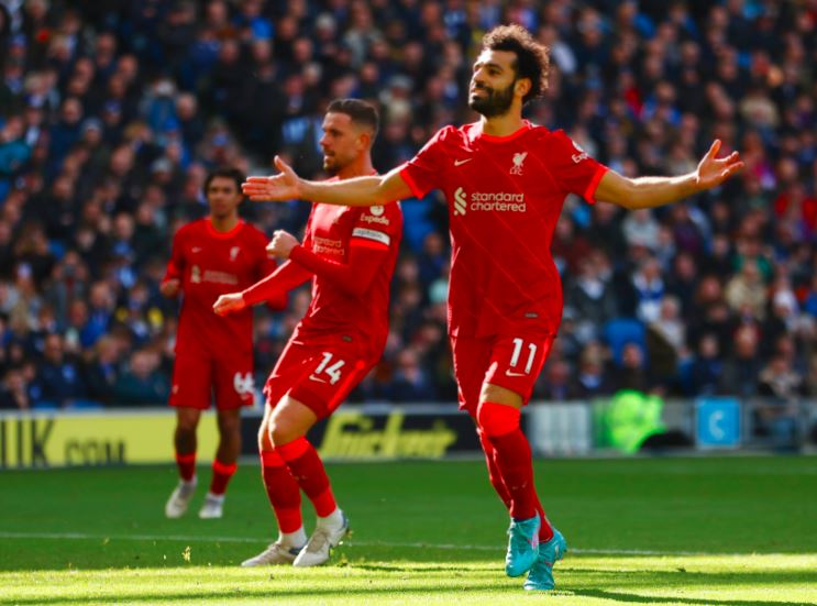 Brighton 0-2 Liverpool: Mo Salah Ukir Rekor, Kutukan The Seagulls Berlanjut