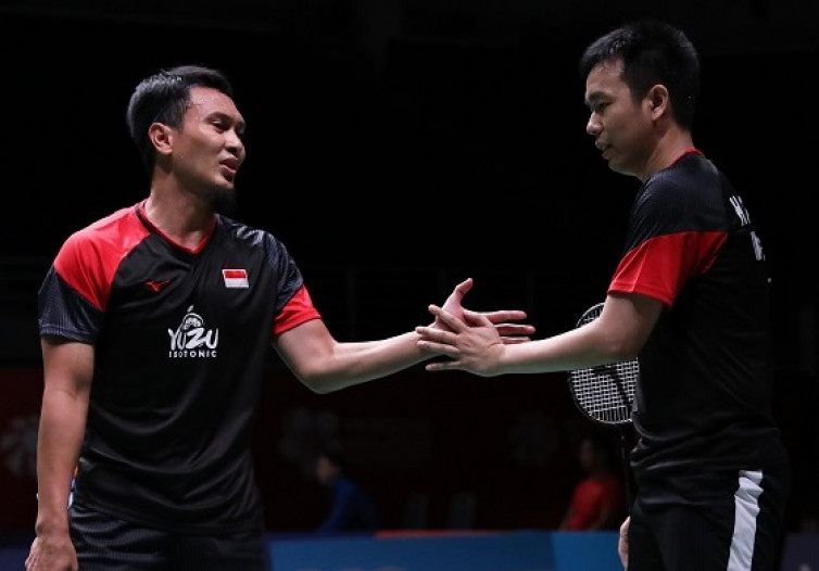 Lolos ke Babak Kedua, Ahsan Menahan Sakit Luar Biasa