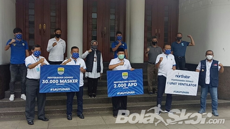 Giliran Pemkot Bandung Jadi Sasaran Persib untuk Menyalurkan Bantuan