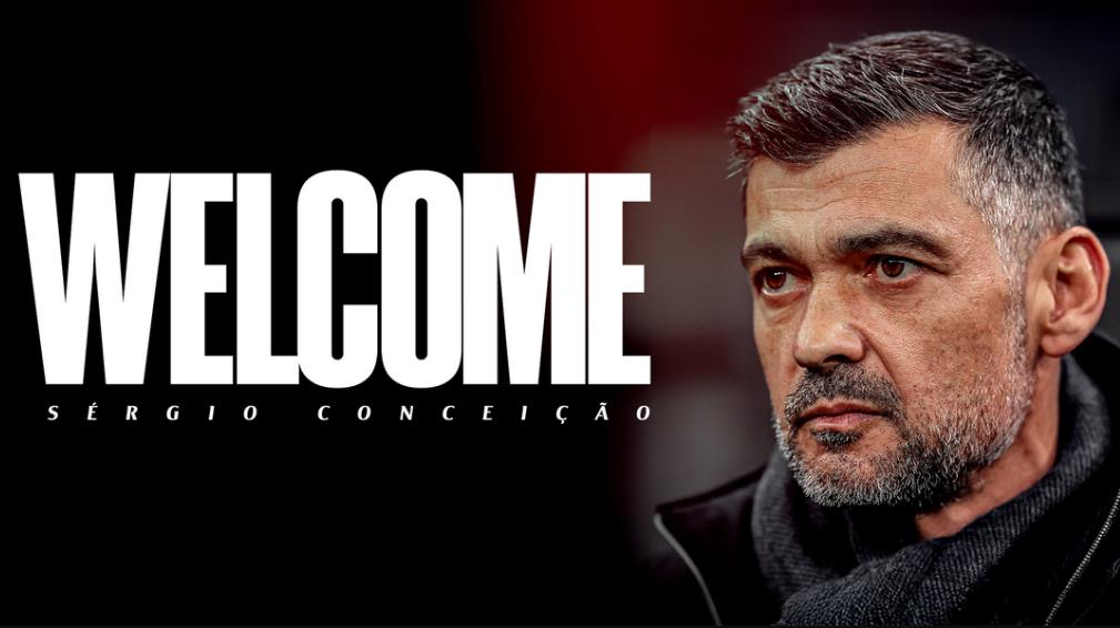 Gantikan Paulo Fonseca, Sergio Conceicao Dikontrak AC Milan hingga 2026