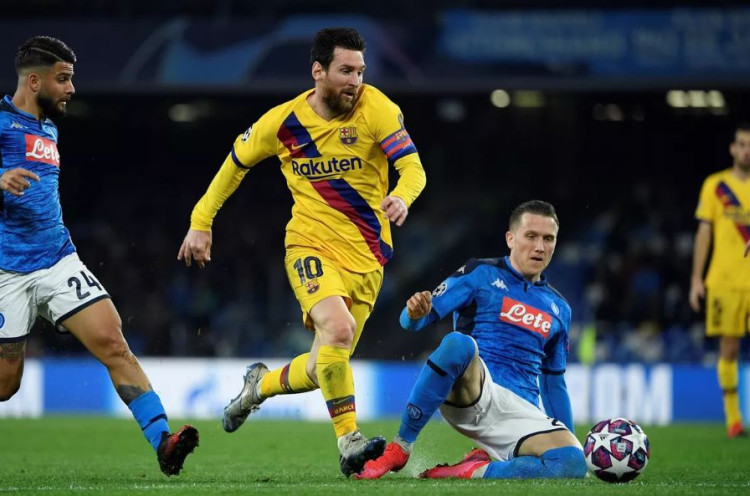 Jamu Napoli di Camp Nou, Barcelona Punya Tuah Bagus bersama Lionel Messi