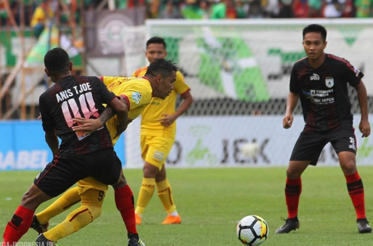 Persipura Jayapura 1-0 Sriwijaya FC, Gol Prisca Womsiwor Menjadi Pembeda