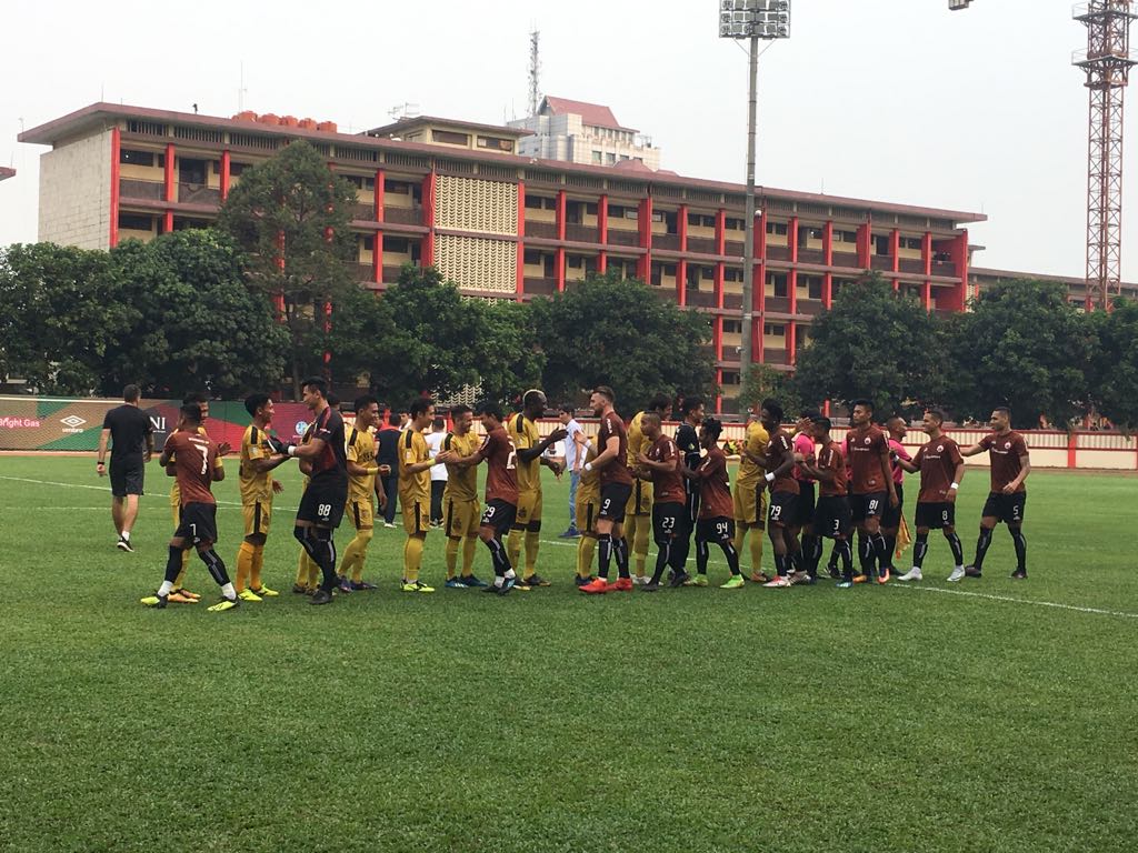 Persija Jakarta Bermain Imbang 1-1 Kontra Bhayangkara FC dalam Uji Coba