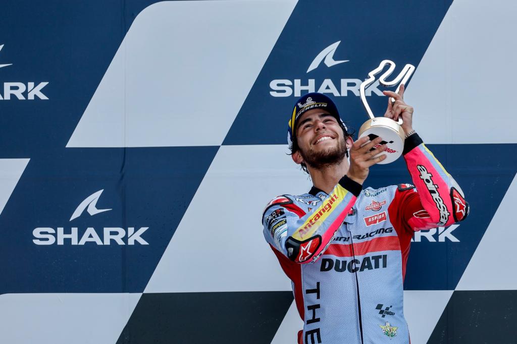 Podium Utama MotoGP Prancis, Enea Bastianini Bikin Bangga Indonesia