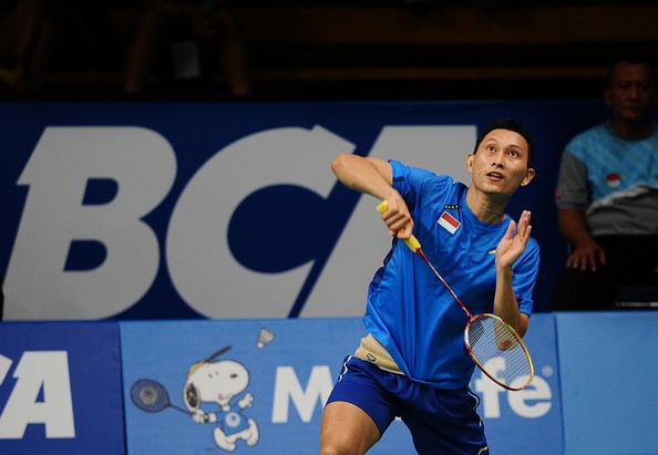 Indonesia Masters 2019: Romantisme Sony Dwi Kuncoro dan Istri di Pinggir Lapangan
