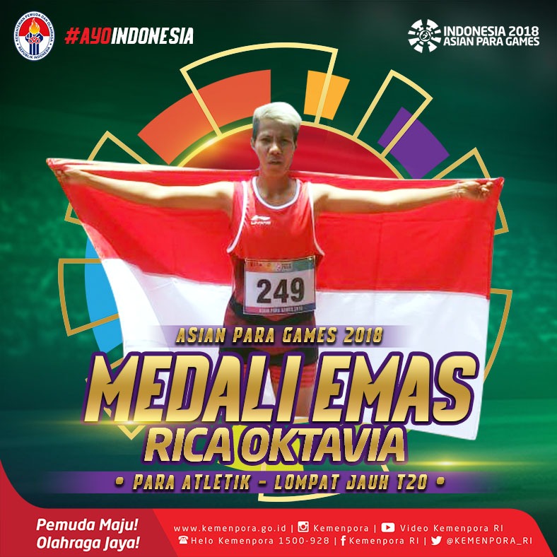 Peraih Medali Emas Asian Para Games 2018 Ingin Berangkatkan Orang Tua ke Tanah Suci