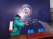 Cegah Virus Corona, Arema FC Lakukan Disinfektan