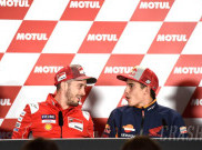  Konferensi Pers GP Jepang: Marc Marquez dan Andrea Dovizioso Duduk Bersebelahan, Berikut Situasinya 