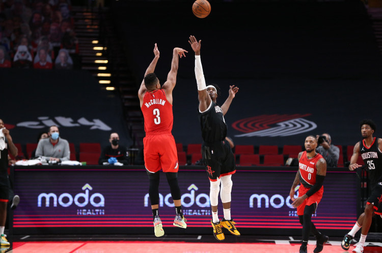 Hasil NBA: Blazers Bungkam Rockets Lewat Overtime