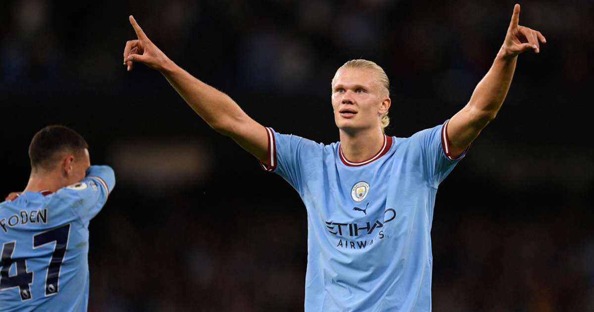 Torehkan Hat-trick Sempurna, Erling Haaland Buktikan Lebih Baik dari Sergio Aguero