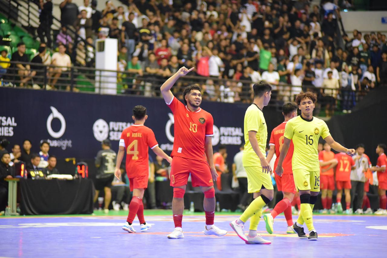 Hasil Uji Coba Internasional: Timnas Futsal Indonesia Hajar Malaysia 6-0