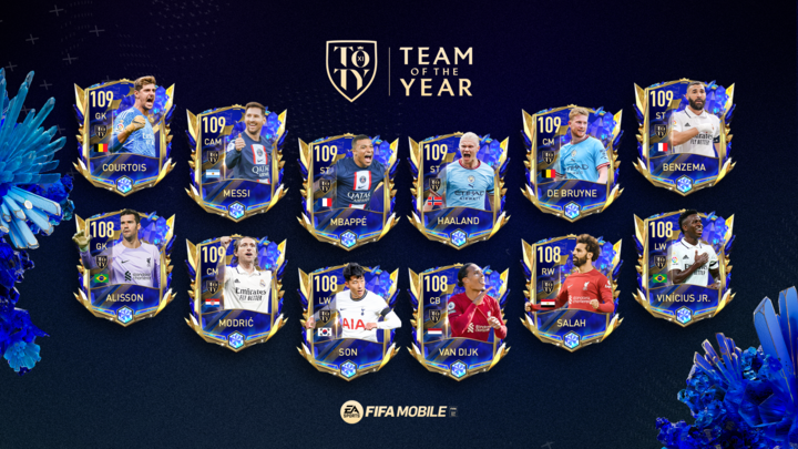 Susun Team Sepak Bola Impianmu Melalui Team of the Year XI di FIFA 23 Mobile