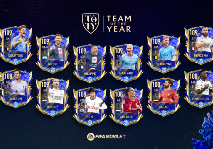 Susun Team Sepak Bola Impianmu Melalui Team of the Year XI di FIFA 23 Mobile