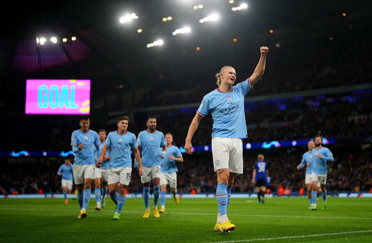 45 Menit Bermain Cetak Brace, Erling Haaland Sudah Torehkan 28 Gol di Liga Champions