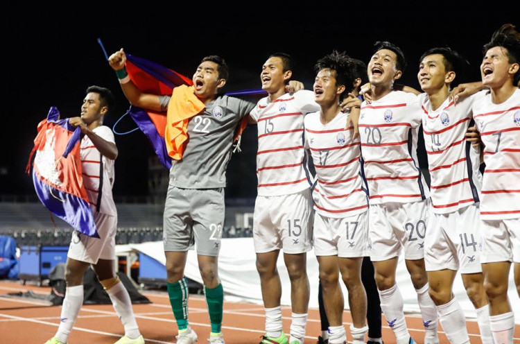 SEA Games 2019: Menang 3-1 atas Malaysia sehingga Lolos ke Semifinal, Timnas Kamboja U-23 Catat Dua Sejarah