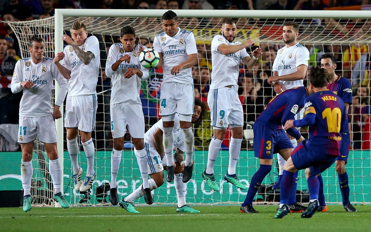 Barcelona 2-2 Real Madrid: Diwarnai Kartu Merah, Messi dan Ronaldo Cetak Gol