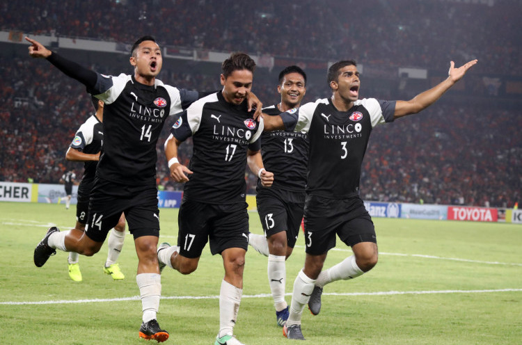 Persija 1-3 Home United: Dua Kartu Merah Warnai Kegagalan Macan Kemayoran